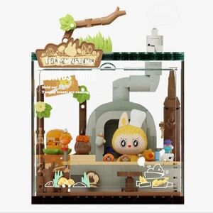 THE MONSTERS Forest Secret Base Series Blocks - Genius Cook Adventure Playset